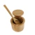 2020 New Design Customized  Logo Salt &amp; Spice Container  Wooden Tea Spoon Seasoning Jar