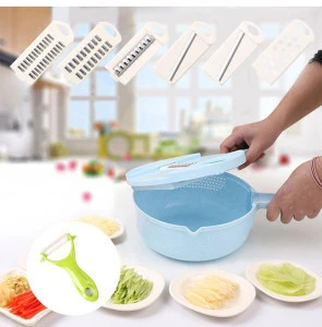 2020 new multi-function plastic slicer upgraded slicer manual vegetable cutter salad maker potato onion carrot cutter