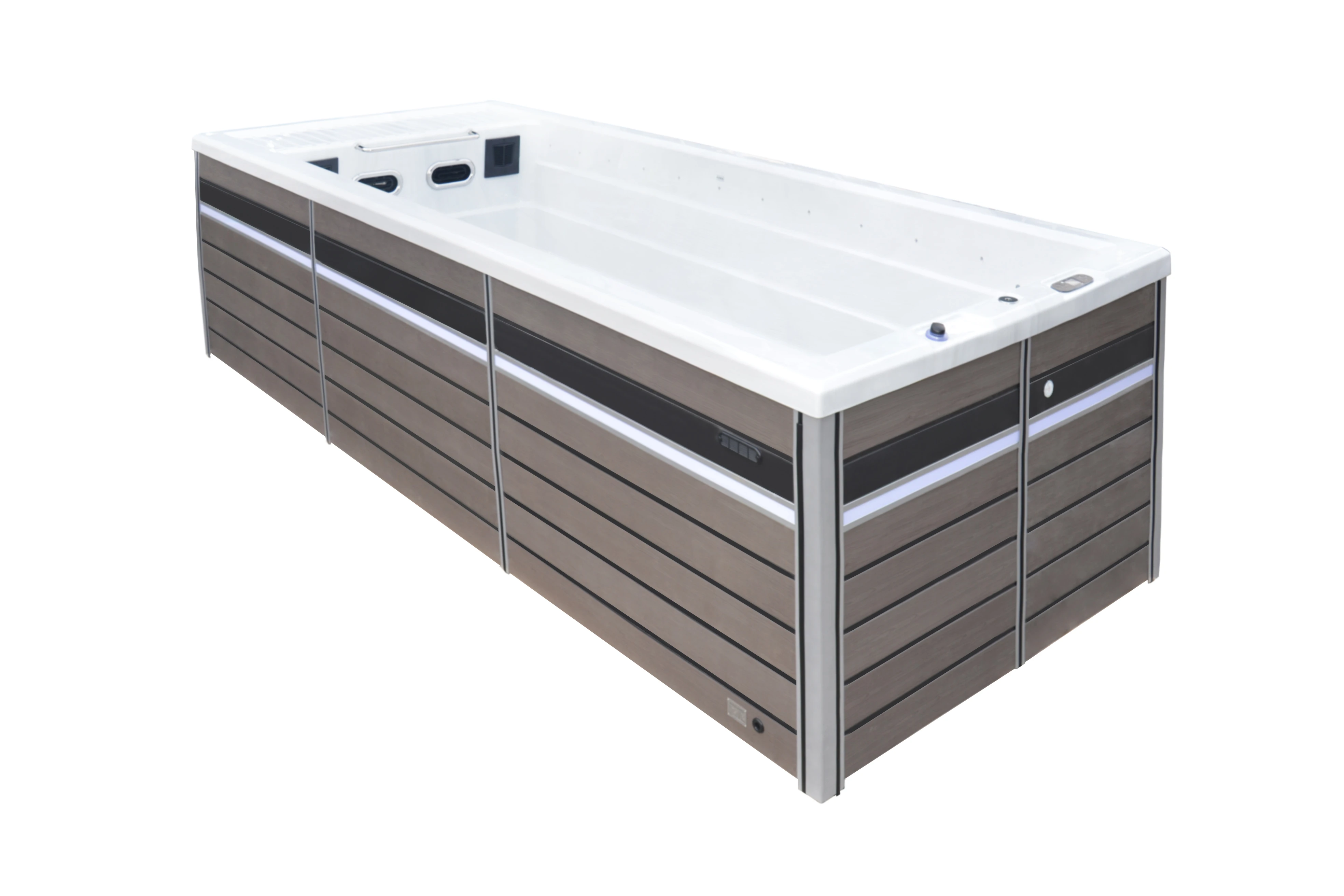 2020 Sunrans acrylic whirlpool outdoor massage Swim Spa Pool