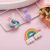 Import 2020 wholesale  Sweet Girls Hair Accessories Plastic  Rainbows  Hairpins Candy  Colorful Kids Hair Clips from China