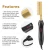 Import 2021 Amazon&#x27;s New Professional Wet And Dry Hair Use Curling Iron High Heat Straightener Pressing Hot Comb from China