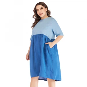 2021 dresses women summer loose New Design  plus size women clothing OEM Customized