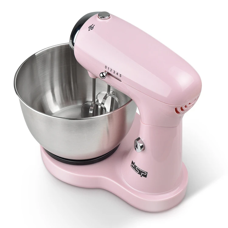 2021 Juesen KM3034 Pink Stock Stand Food Mixers Multifunctional Large Capacity Food Mixer Stainless Steel Stand Mixer