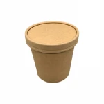 2021 Logo Printing Soup Paper Cups with Lids, Taza de sopa Disposable Soup Paper Cups, Noodle Soup Paper Cups