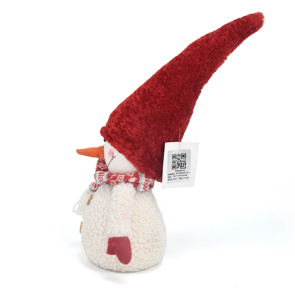 2021 Navidad Crafts Xmas Dolls Christmas Home Decorations Supplies Gifts Plush Swedish Red Christmas Snowman