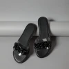 2021 New Arrival Summer  Women Rainbow Open Toe Chain  PVC Clear Flat Slippers  Ladies  Slip On  Outdoor Beach Sandals