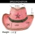Import 2021 New Pink Western Cowboy Straw Hats Men And Women Panama Outdoor Beach Sunscreen Sunhat from China
