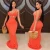 Import 2021 Solid Color Sling Waistless Mopping Evening Casual Dresses Bodycon Dress Long Dress from China
