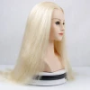 22&quot; 613# Blonde Color 100% Real Human Hair Hairdresser Training Head With Shoulder