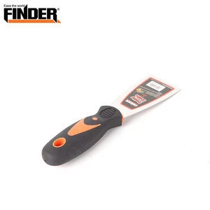 2&#39;&#39; TPR+PP Handle Anti Rust blade Strong Connection Stainless Putty knife with OEM Moveable Sticker