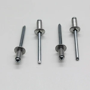 2.4/3.2/4/5/6.3mm aluminum pull nail core opening type Flat round head core rivet pull Rivet