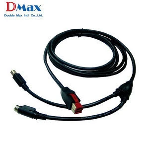 24v Powered USB To 1x8 Data Cable For POS Printer