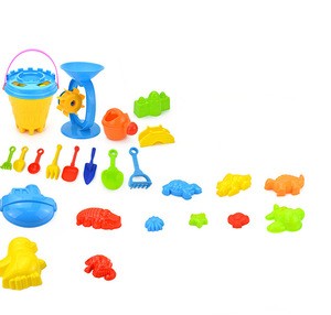 25 pieces kids plastic beach outdoor toys safe colorful beach sand toy for summer