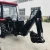 25hp 4wd mini farm tractors with front end loader and back hoe
