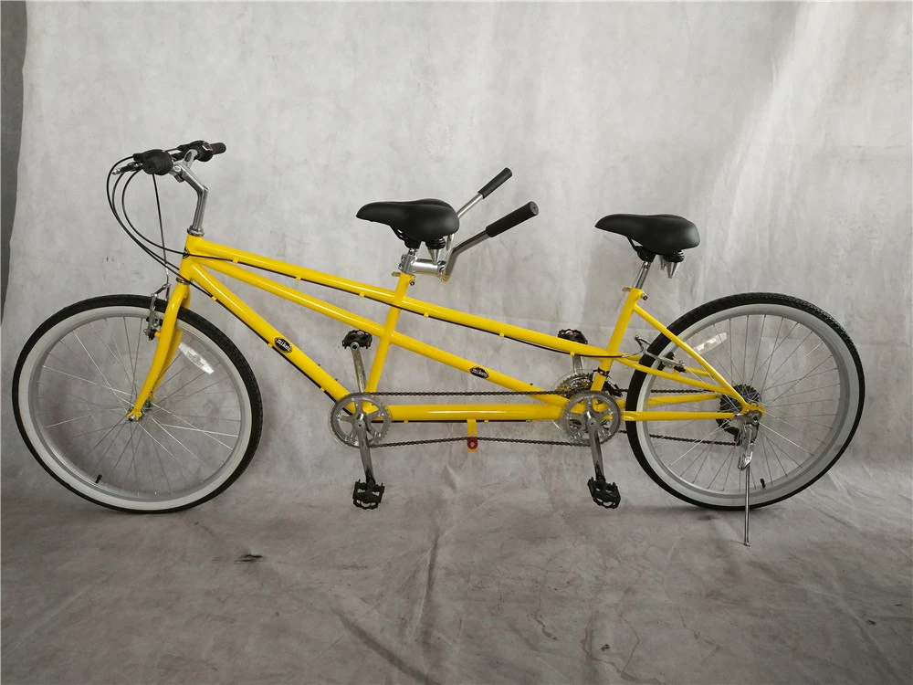 26 inch 18 speed tandem bike for sale family tandem bike double seat bike two people rental sightseeing tandem bicycle