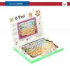 2D russian abc language kids laptop learning machine on sale