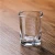 Import 2oz cheap small capacity clear square shot glass for barware from China