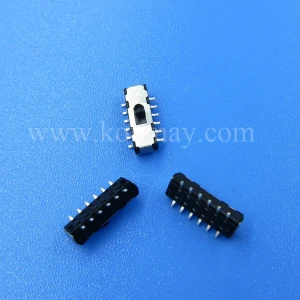 2p2t 2 12 pin mini smd smt slide switch