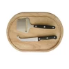 2pcs cheese tool, high quality, rubber wood cheese board