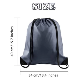2Pcs Drawstring Backpack Bags Cinch Sack Bulk Draw String Backpack Storage Bag