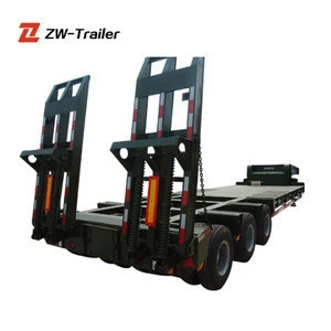 3 axles 60 tons low bed truck Trailer Mechanical Suspension Suspension Trailer Parts
