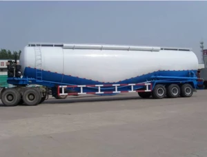 3 axles compressor and diesel engine 40CBM bulk cement tanker trailers