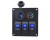 Import 3 Gang Switch Panel 12V Voltage Power Socket Blue LED for Car RV Boat Marine from China