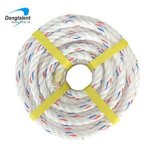 3 strands recycled pp rope pp danline rope