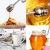 Import 304 Stainless Steel Easy Clean Stick Stirrer Curved Syrup Spoon Wand Serve Honey Dipper for Honey Pot Containers from China