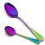 304 Stainless Steel Rainbow Cutlery Dinner Spoon Knife Fork Flatware