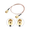 30cm Connection Coax Wire RG-178 SMA Male to SMA Male Low Loss RF Coaxial Cable