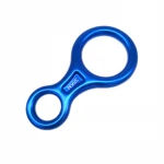 35KN Outdoor Safety Aid Tool  Rock Climbing Rescue Aluminum Figure 8 Descender