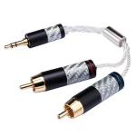 3.5mm stereo  Male  to  Rca   Audio Video   Cable  wires  2020 New Upgrade