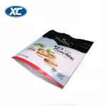 3.5oz zipper doypack roasted salted pistachio nuts packaging bag with hang hole