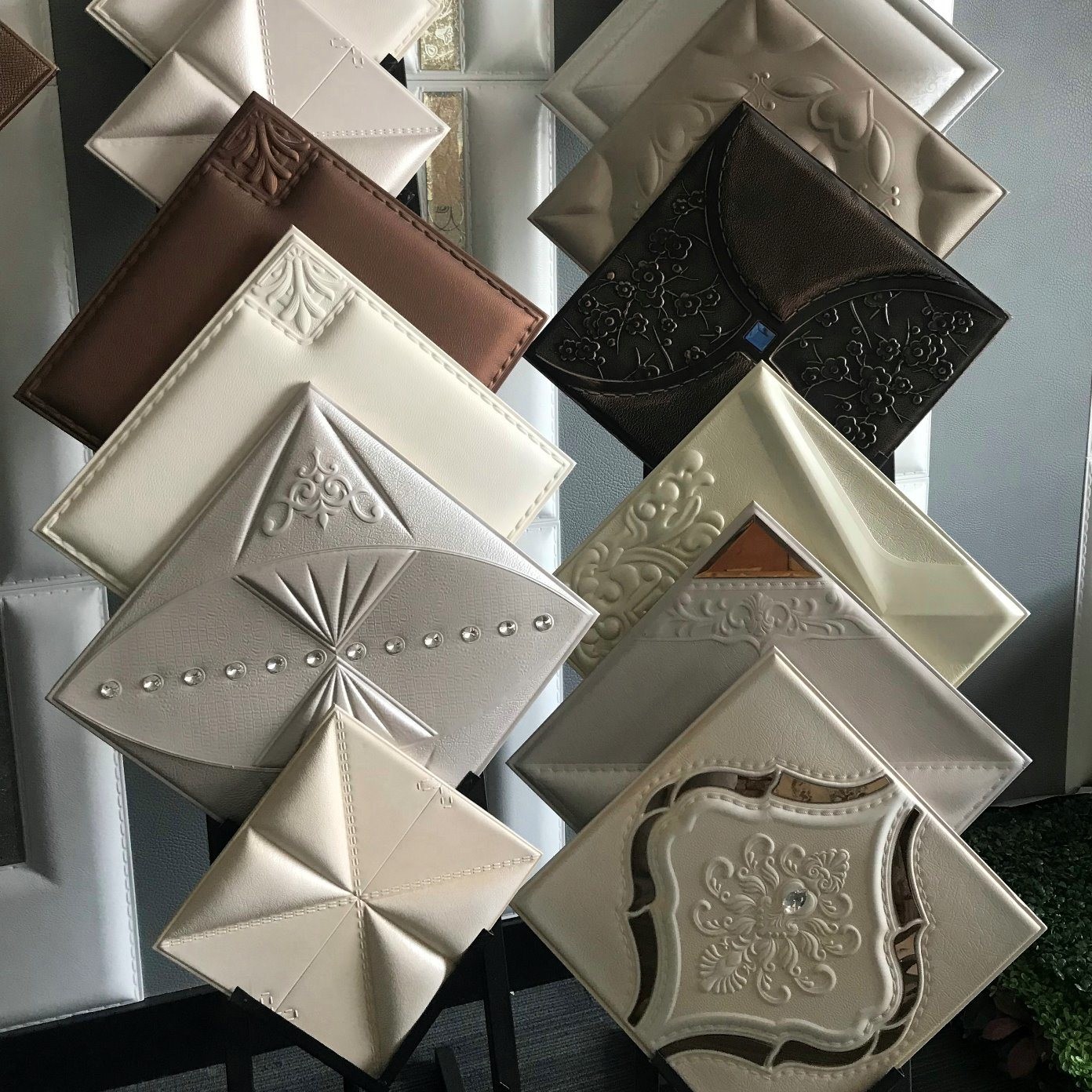 3D Art Decorative Leather Wall Ceiling Panel