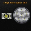 4 Inch 12v Aluminium Housing 6 High Power LED Spot light Working Light for Truck Tractor