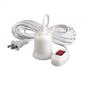 4 Meter Cord Lamp Holder E27 Screw Light Socket with Plug Wire Line and Hanger for Home Use