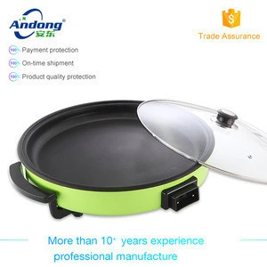 42cm multi-function round electric pizza pan and electric skillet