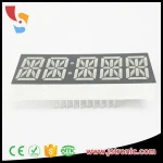 5 digits 0.54 inch 14 segment led display red/blue/green/white