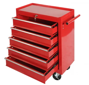 5 draws Professional Tool cabinet Tool trolley Tool cart without tools
