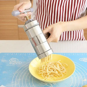 5 mold household manual stainless steel pressing machine small family pasta machine manual pressure cooker