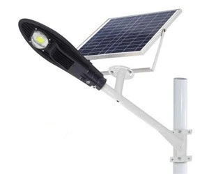 50W Solar LED Street Light Outdoor Cool White IP65 Waterproof 5000 lumen LED Road Lamp