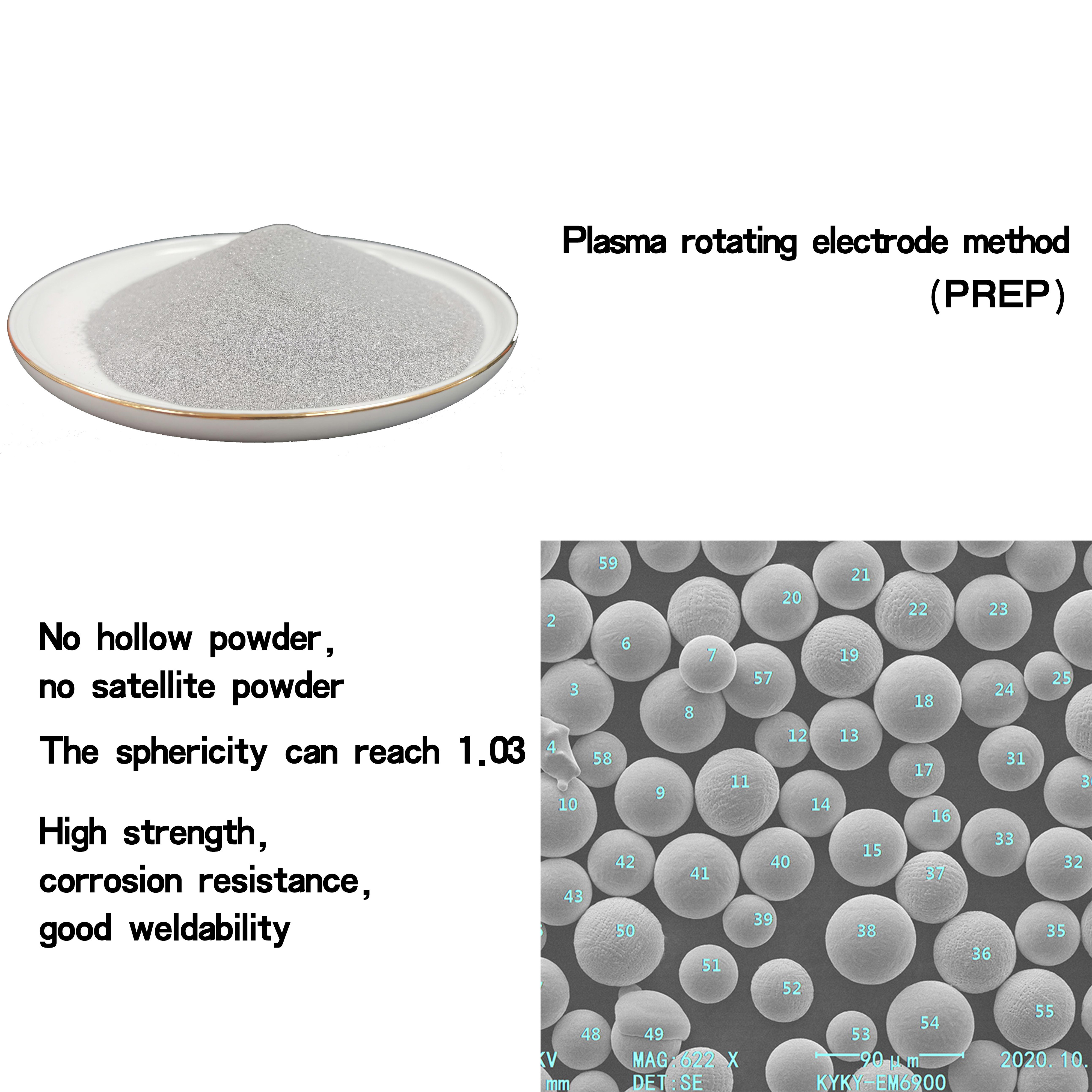 Spherical Metal Buy 53um 3d Printing Spherical Metal Injection Molding High Temperature ...