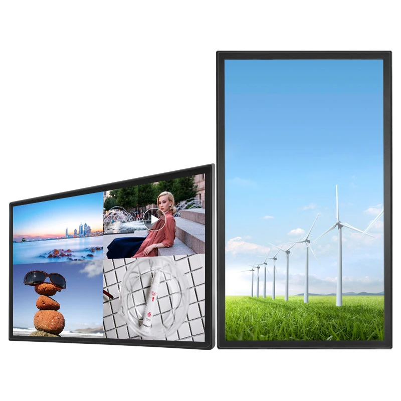 55inch advertising digital signage wall mount touch screen