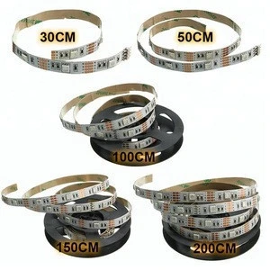 5v 5050 RGB battery operated led strip lights 3 AA battery powered led lighting with 24 key remote controlled, 0.3/0.5/1/1.5/2m