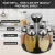 Import 6-Jar Revolving Spice Rack Organizer Spinning Herb and Spice rotary Rack Organizer with 6 Glass Jar Bottles from China