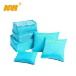 6Pcs Waterproof  Travel  Clothes  Storage  Bags  Luggage  Organizer  Pouch  Packing cubes