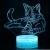 Import 7 Colors USB Bedroom Home Decor Lovely Cat 3D Night Light LED Animal Table Lamp Bedside Lamp Party Kids Toy Gifts Light Fixture from China