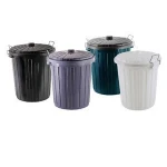 75L Big waste basket plastic waste bin with lid