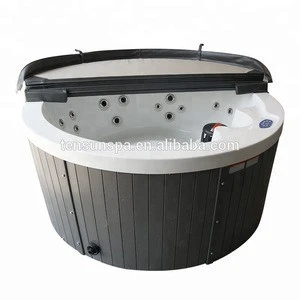 8 seats hot SPA tub popular use with 7 colors LED light